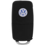 Carcaça Chave Canivete VW G5 2 Botões